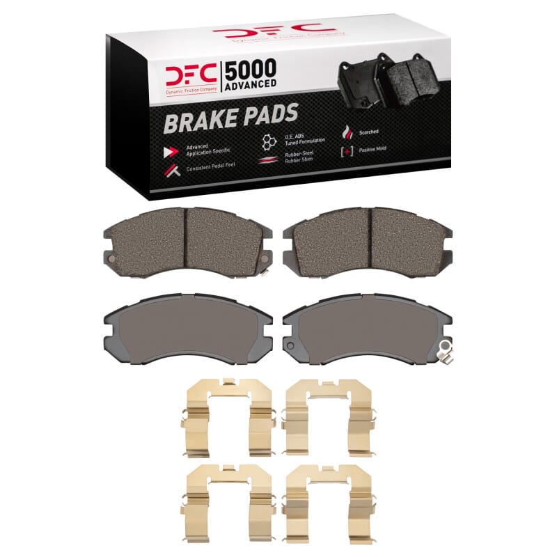 DFC — DFC 90-96 Subaru Legacy Front 5000 Advanced Ceramic Brake Pads and Hardware Kit
DFC Brake Pad Set