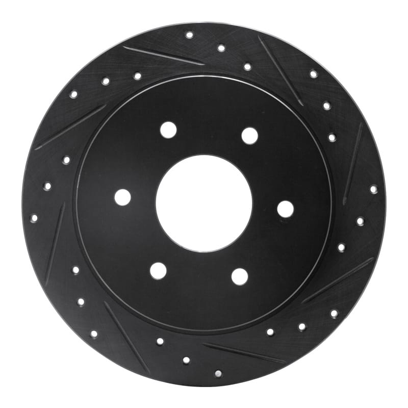 R1 Concepts — R1 04-15 Infiniti QX56 Rear Right Drilled & Slotted Black Brake Rotor
R1 Brake Rotor Drill