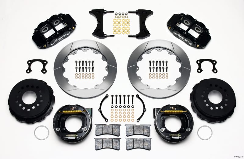 Wilwood — Wilwood Narrow Superlite 4R Rear P-Brk Kit 12.88in Big Ford New Style 2.36in Offset
BRAKE KIT