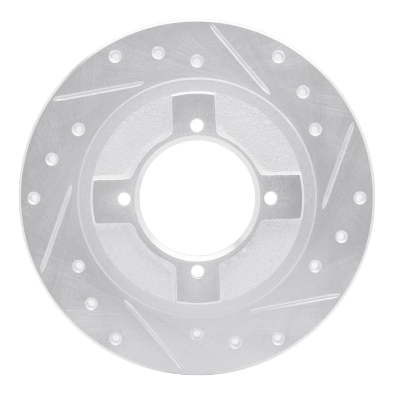 R1 Concepts — R1 82-86 Nissan TSURU (Mexico) Front Right Drilled & Slotted Silver Brake Rotor
R1 Brake Rotor Drill