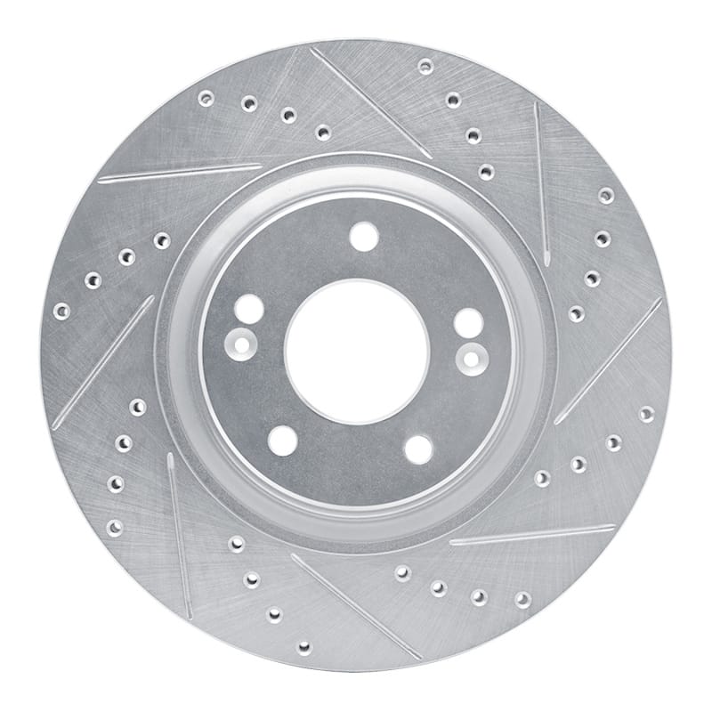 R1 Concepts — R1 17-20 Kia Cadenza Front Right Drilled & Slotted Silver Brake Rotor
R1 Brake Rotor Drill