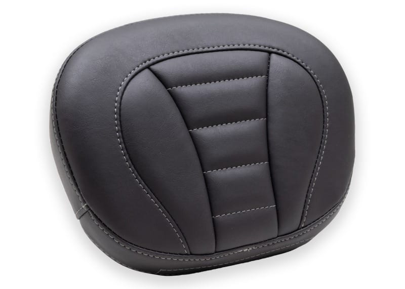 Mustang Motorcycle — Mustang 08-21 Harley Road King, 08-23 Street Glide Trike Sissy Bar Pad (12 inch x 9 inch) - Black