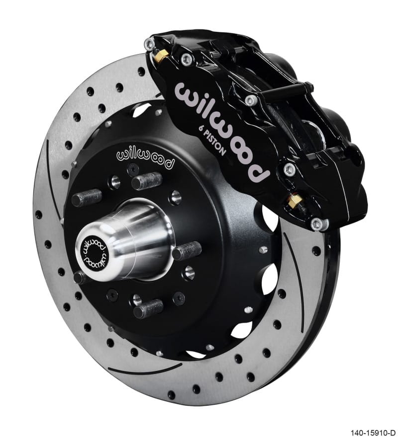 Wilwood — Wilwood Narrow Superlite 6R Front Big Brake Kit 12.88in SRP Drilled and Slotted Rotor - Black
BRAKE KIT