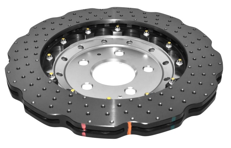 DBA — DBA 16-19 Audi R8 Iron Rotor Front 5000 Series Drilled Rotor w/Silver Hat
Brake Rotor