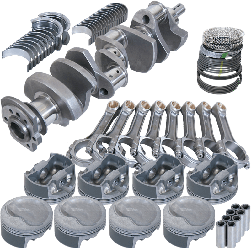 Eagle — Eagle Chevy 400 3.750in Crank 6.000in I-Beam Rods -16cc 4.125in Pistons Rotating Assembly
Street & Strip Assy