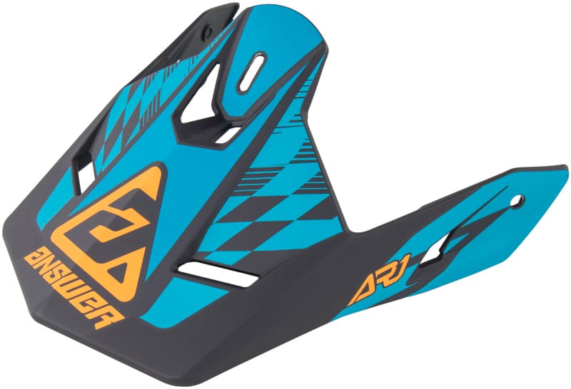 Answer — Answer AR1 Sweep Visor Black/Astana/Hyper Orange - Youth