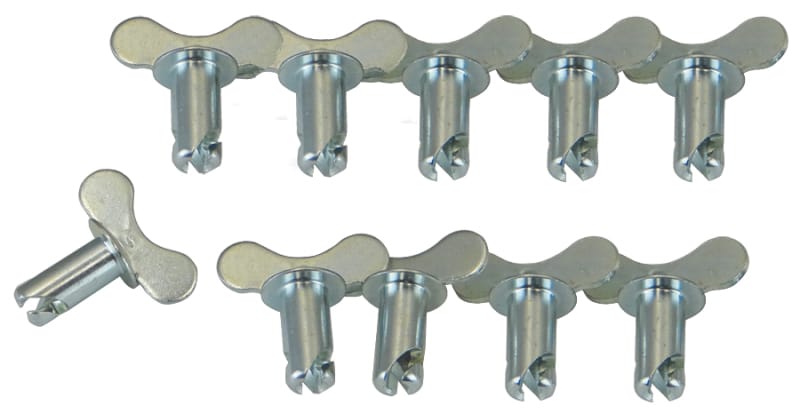 Moroso — Moroso Quick Fastener - Butterfly Head - 5/16in x .550in - Steel - 10 Pack