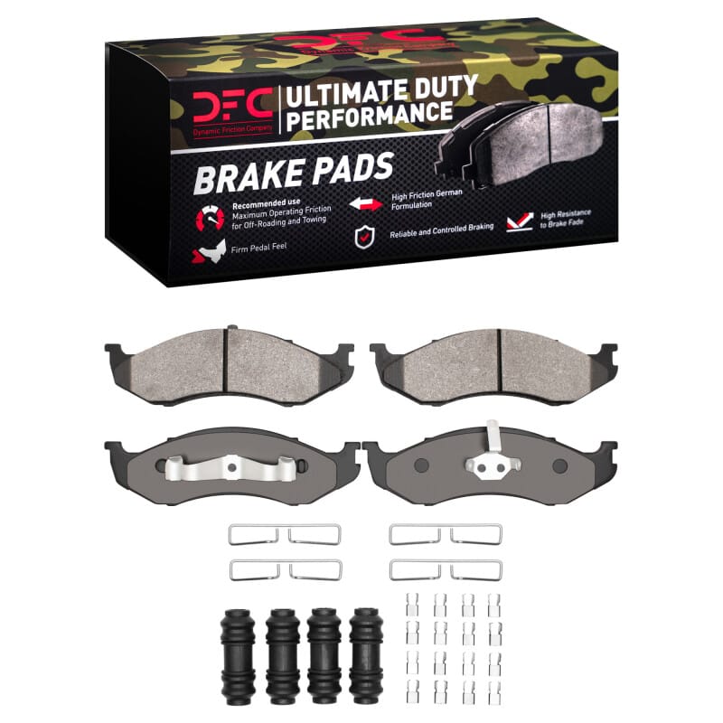 DFC — DFC 90-06 Jeep TJ (Canada - See Wrangler for US) Front Ultimate Duty Perf Brake Pads & Hardware Kit
DFC Brake Pad Set