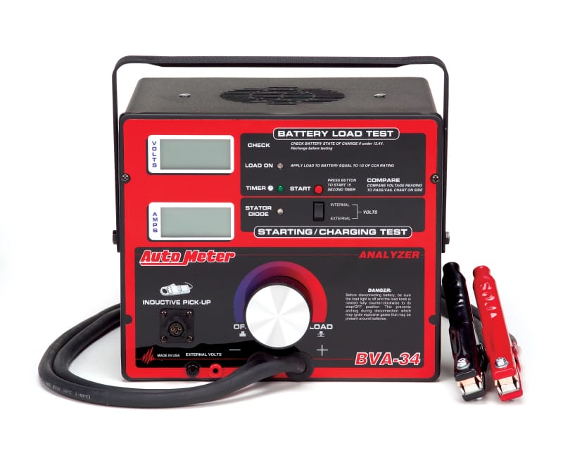 AutoMeter — Autometer Charging System Analyzer / Battery Tester
CHRG SYS & BATT TSTR