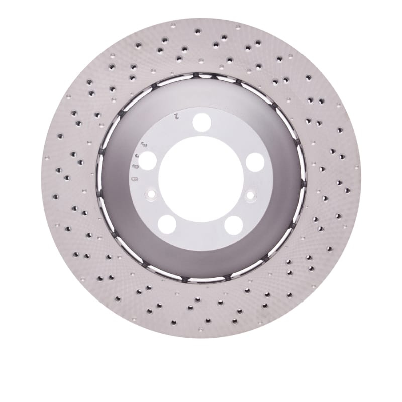 DFC — DFC 13-19 Porsche 911 Left Front Drilled Hi-Carbon Alloy Geomet Coated Rotor
DFC Brake Rotor
