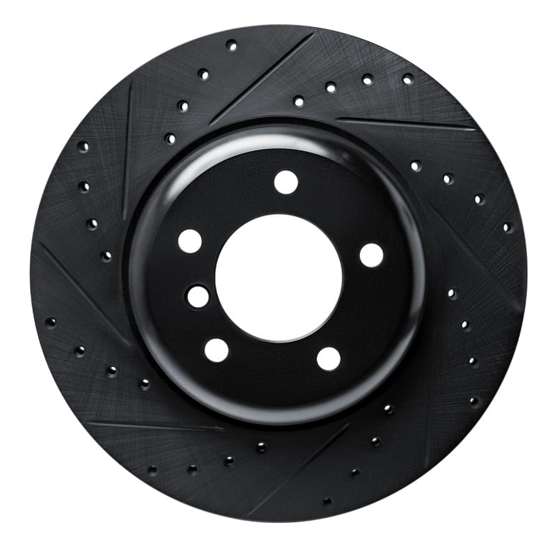 R1 Concepts — R1 09-16 BMW Z4 Front Left Drilled & Slotted Black Brake Rotor
R1 Brake Rotor Drill