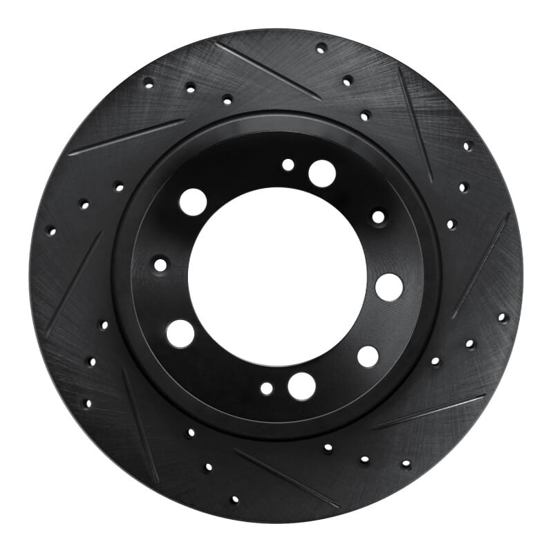 R1 Concepts — R1 86-95 Porsche 944 Turbo Rear Right Drilled & Slotted Black Brake Rotor
R1 Brake Rotor Drill