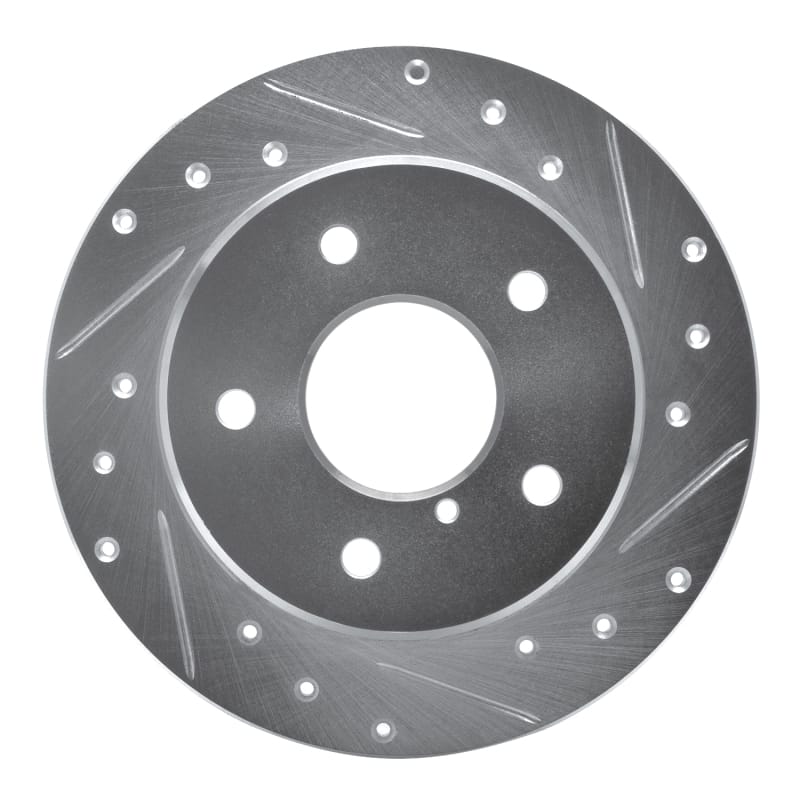 R1 Concepts — R1 89-91 Mazda RX-7 Rear Right Drilled & Slotted Silver Brake Rotor
R1 Brake Rotor Drill