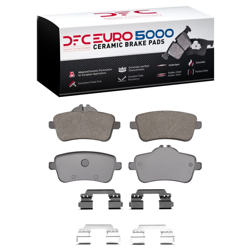 DFC — DFC 12-20 Mercedes-Benz GLE400 Rear Euro 5000 Ceramic Brake Pads and Hardware Kit
DFC EURO Pads + HW