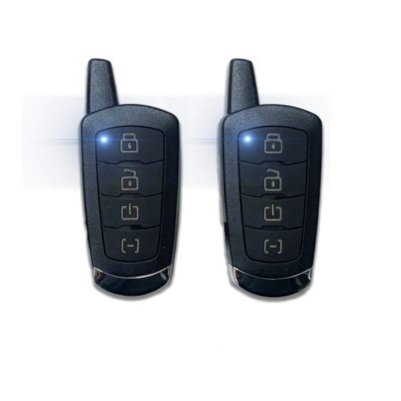 Kleinn Air Horns — Kleinn (2) 4-Button 2-Way Remotes Antenna 3000 ft Range
Plug-In Remotes