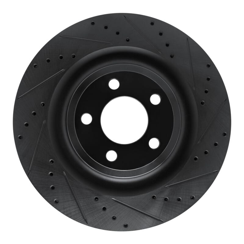 R1 Concepts — R1 20-25 Ford Police Interceptor Utility Rear Right Drilled & Slotted Black Brake Rotor
R1 Brake Rotor Drill
