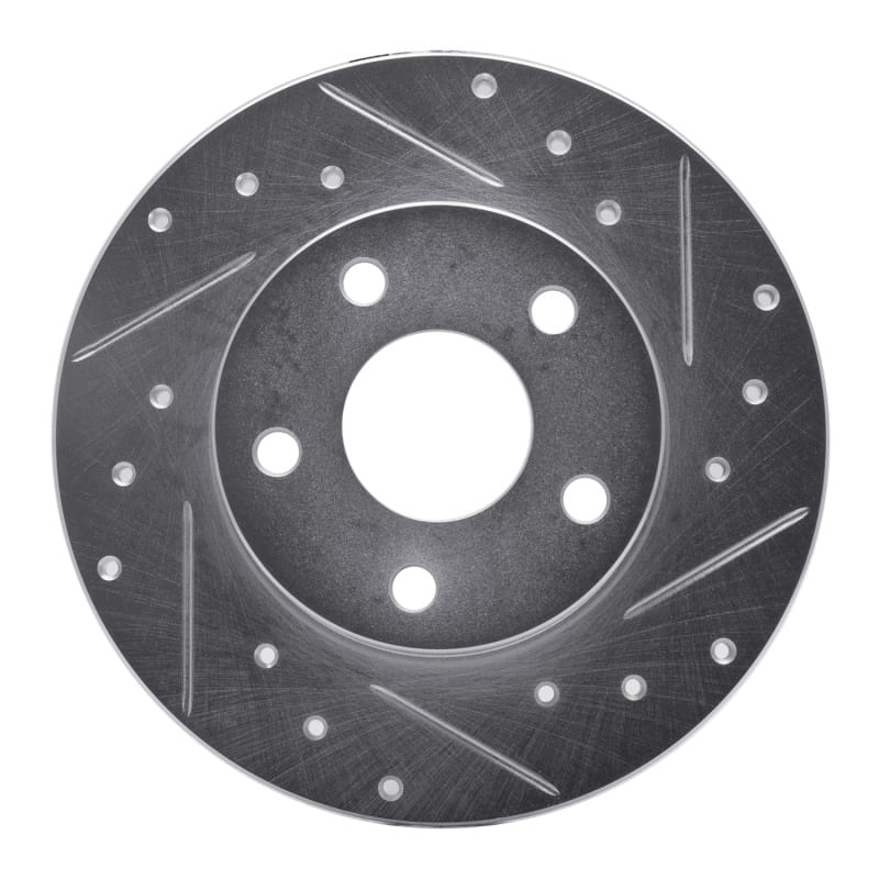 R1 Concepts — R1 1984-1987 Pontiac Fiero Rear Right Drilled & Slotted Silver Brake Rotor
R1 Brake Rotor Drill
