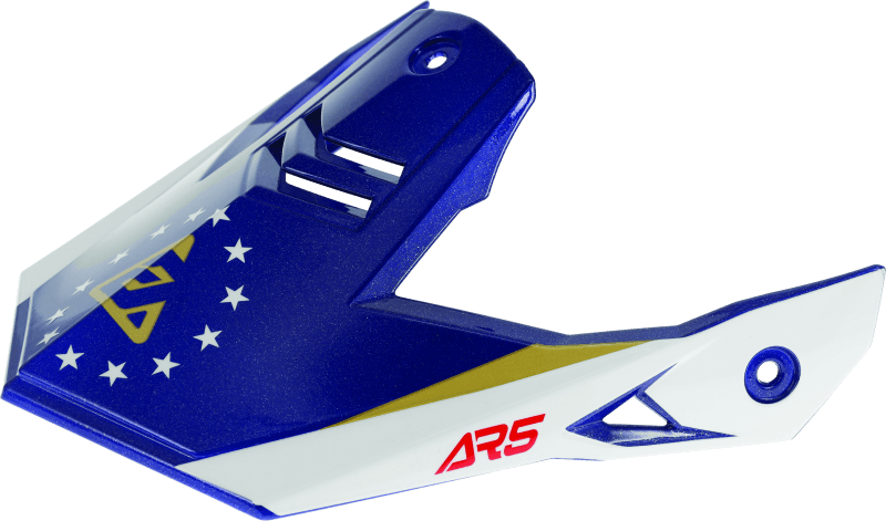 Answer — Visor, Rally Red/White, Fits: AR5