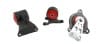 Innovative Mounts — Innovative 02-06 Acura RSX Replacement K-Series Black Steel Mounts 85A Bushings