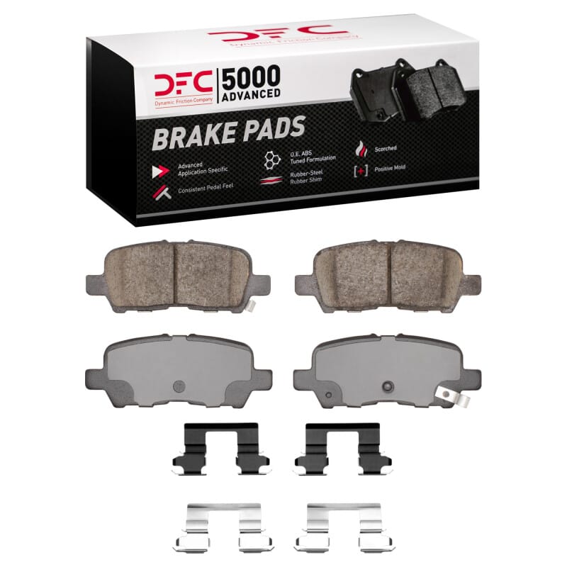 DFC — DFC 04-16 Buick Allure Rear 5000 Advanced Ceramic Brake Pads and Hardware Kit
DFC Brake Pad Set