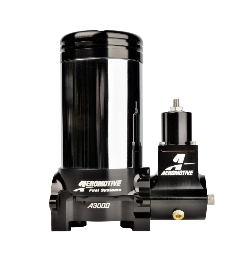 Aeromotive — Aeromotive A3000 Drag Race Carbureted Fuel Pump And Regulator Only (Pre-Filter NOT Incl)
Fuel Pump