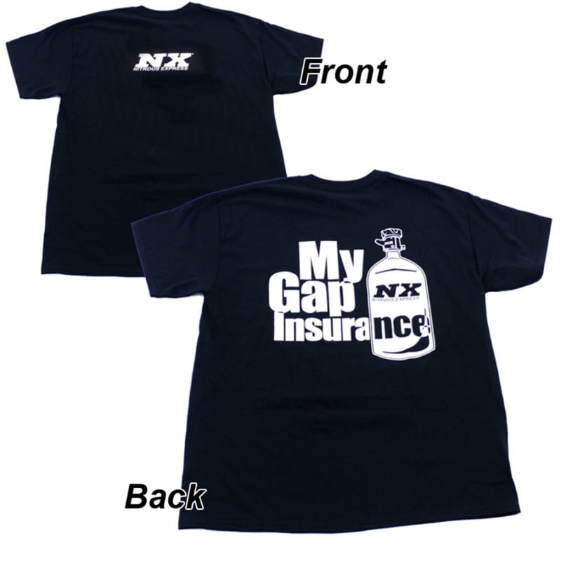 Nitrous Express — Nitrous Express Gap Insurance T-Shirt 3XL - Black
Gap Insurance T-Shir