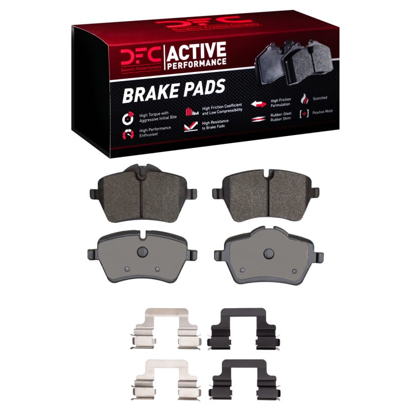 DFC — DFC 02-16 Mini Cooper Paceman Front Active Performance Pads and Hardware Kit
DFC Brake Pad Set