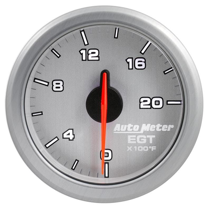 AutoMeter — Autometer Airdrive 2-1/16in EGT Gauge 0-2000 Degrees F - Silver
GA 2" EGT ARDRV SLVR