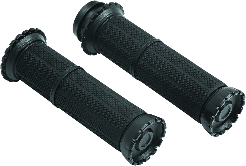 Kuryakyn — Kuryakyn Riot Grips Throttle-By-Wire Satin Black