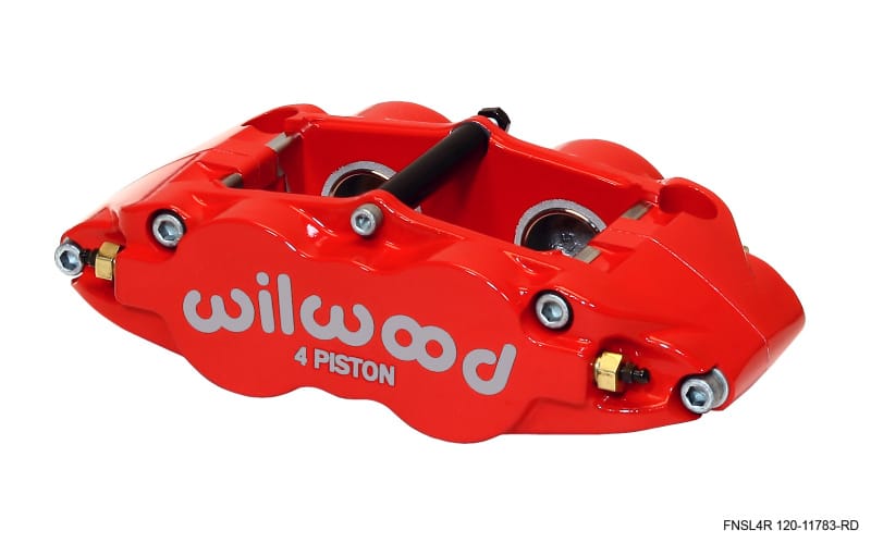 Wilwood — Wilwood Caliper-Narrow Superlite 4R - Red 1.25/1.25in Pistons 1.10in Disc
BRAKE CALIPER