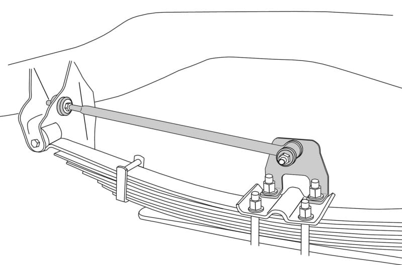 Tuff Country — Tuff Country 03-13 Dodge Ram 2500 4wd Traction Bars Pair
Traction Bar Kit