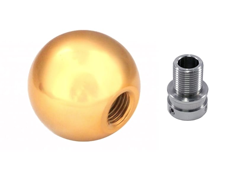 Torque Solution — Torque Solution Billet Shift Knob (Gold) Volkswagen/Audi Manual Transmission