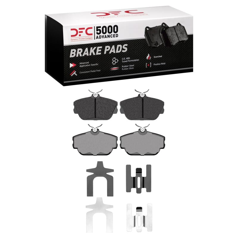DFC — DFC 95-02 Ford Taurus SHO Front 5000 Advanced Low Metallic Brake Pads and Hardware Kit
DFC Brake Pad Set