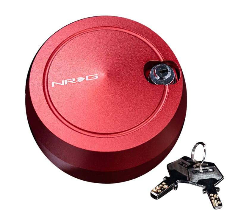 NRG — NRG Quick Lock V2 w/Free Spin - Red (Will Not Work w/Thin Version QR or Quick Tilt System)