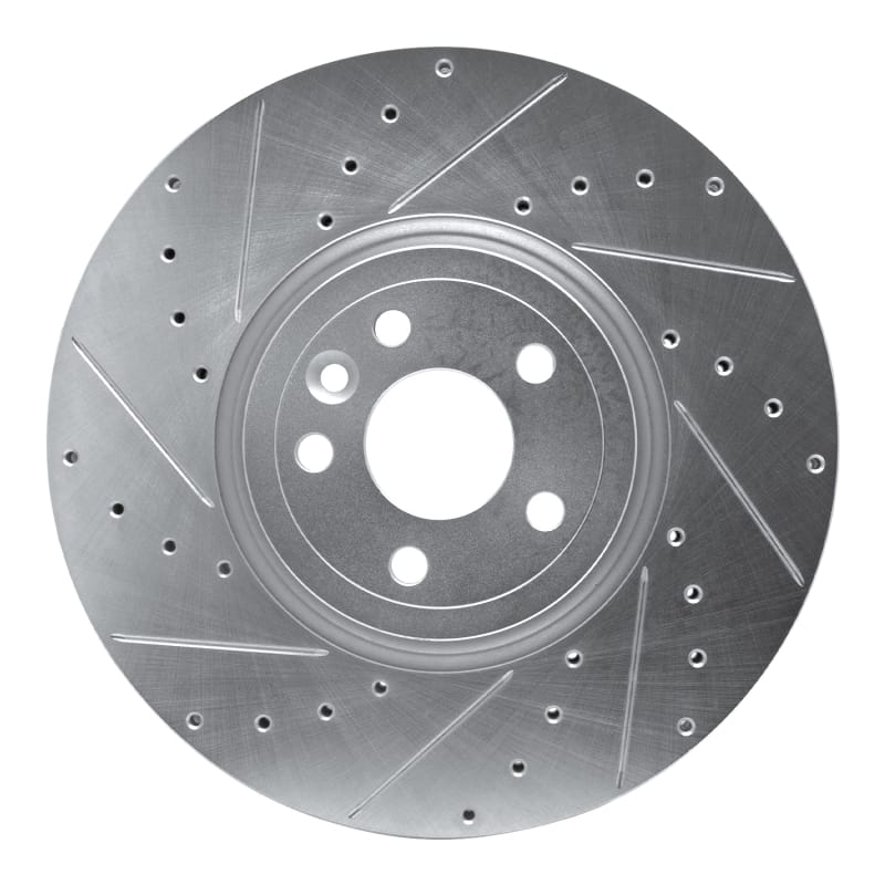 R1 Concepts — R1 17-20 Jaguar F-Pace Front Left Drilled & Slotted Silver Brake Rotor
R1 Brake Rotor Drill
