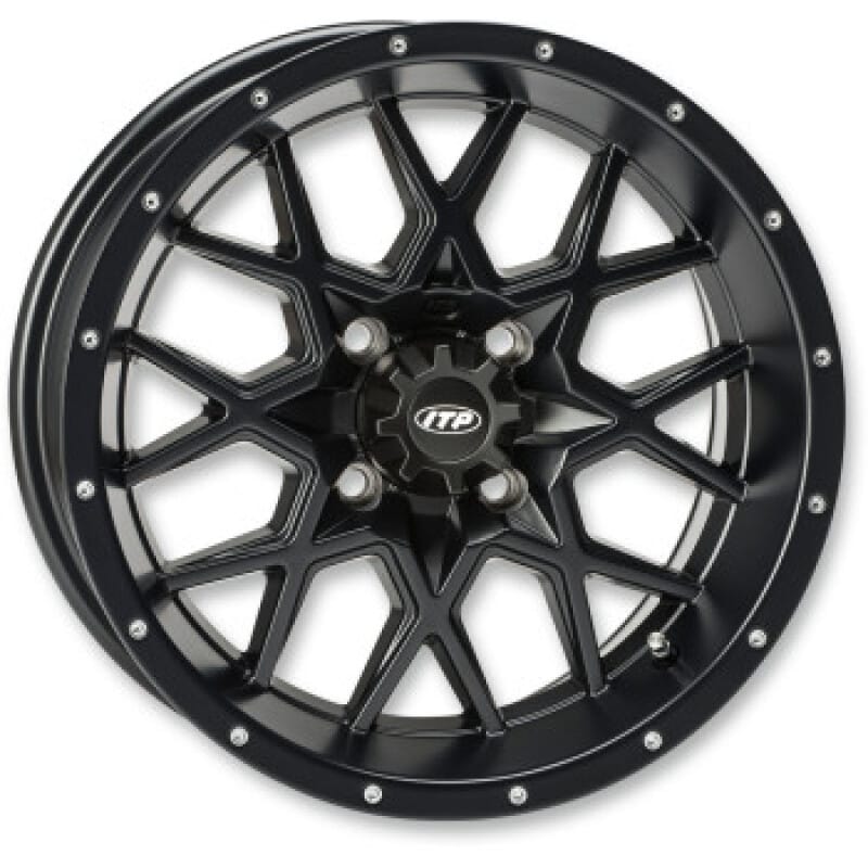 ITP — ITP Hurricane 18x6.5 / 4x156 BP / 4+2.5 Offset Gloss Black Wheel