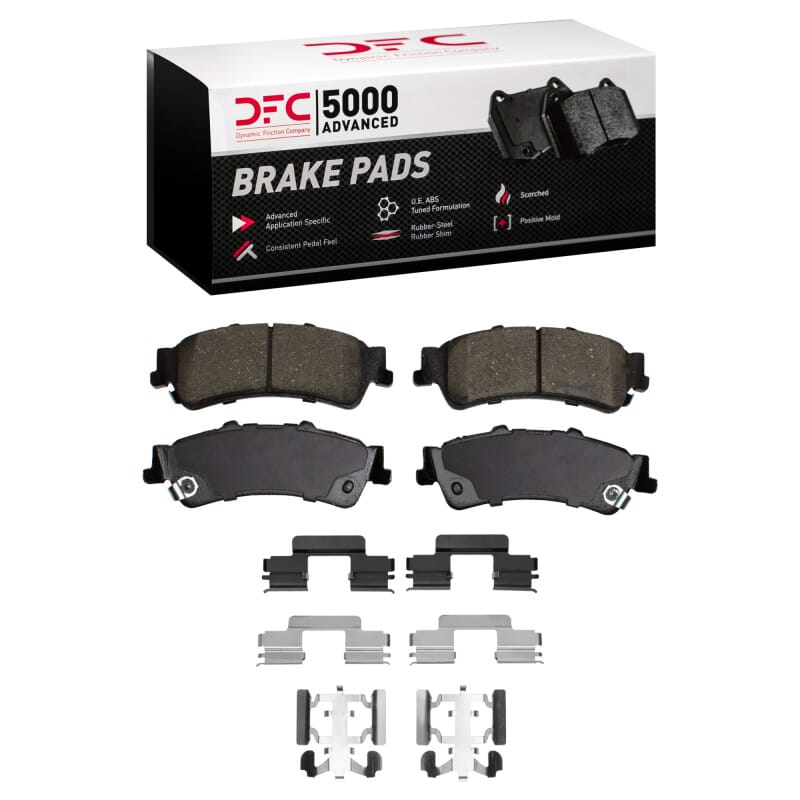 DFC — DFC 03-07 Chevrolet Silverado 1500 Classic Rear 5000 Advanced Ceramic Brake Pads and Hardware Kit
DFC Brake Pad Set