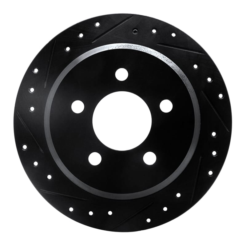 R1 Concepts — R1 93-98 Jeep Grand Cherokee Rear Left Drilled & Slotted Black Brake Rotor
R1 Brake Rotor Drill