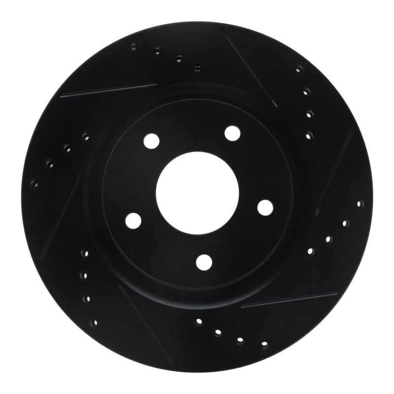 R1 Concepts — R1 07-15 Nissan Rogue Front Right Drilled & Slotted Black Brake Rotor
R1 Brake Rotor Drill