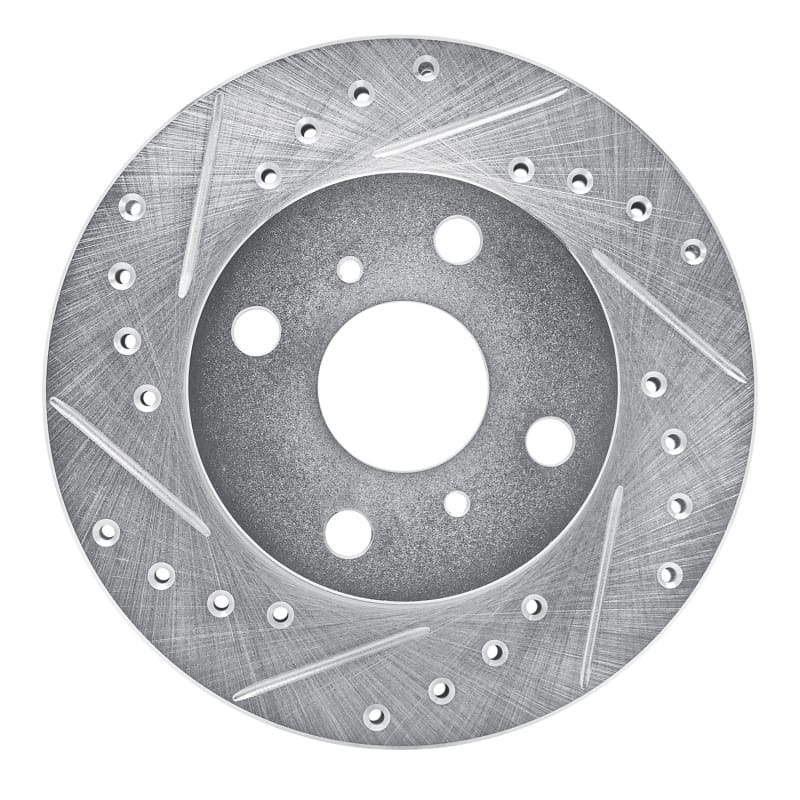 R1 Concepts — R1 88-92 Geo Prizm Front Left Drilled & Slotted Silver Brake Rotor
R1 Brake Rotor Drill