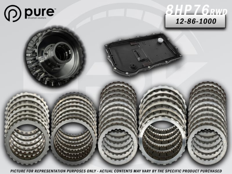 Pure Drivetrain Solutions — Pure Drivetrain 8HP76 High Performance Transmission Hard Parts Kit - RWD - Stage 1