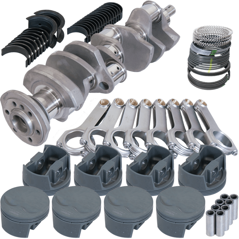 Eagle — Eagle Chevy 400 3.750in Crank 5.700in H-Beam -5cc Flat Top 4.155in Pistons Rotating Assembly
Competition Assembly