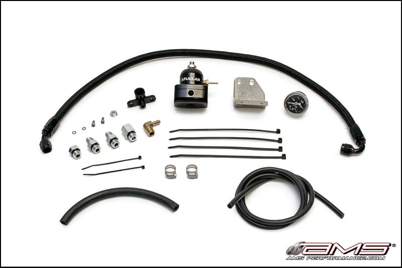 AMS — AMS Performance 08-15 Mitsubishi EVO X Fuel Pressure Regulator Kit - Black
EVO FPR