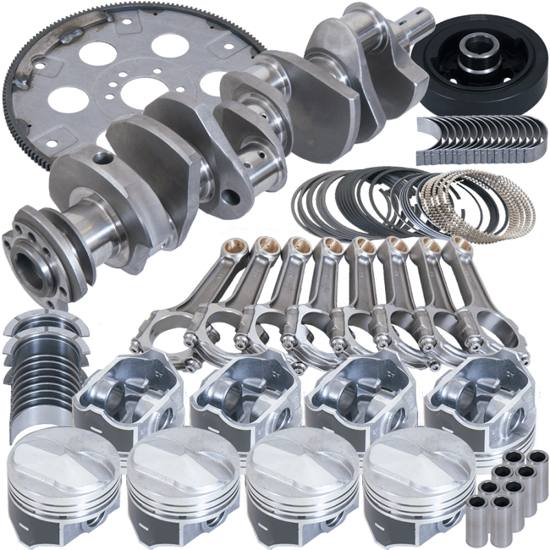 Eagle — Eagle Chevy 454 4.000in Crank 6.135in I-Beam Rod 22cc 4.310in Pistons 168 Tooth FP Balanced Assembly
Bal Str & Strip Assy