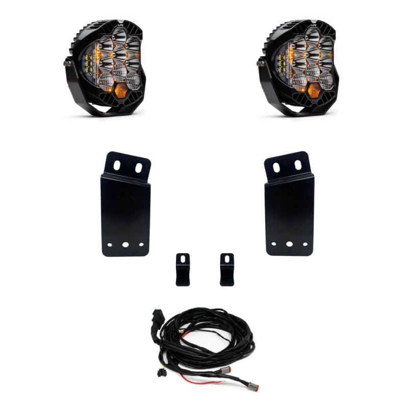 Baja Designs — Baja Designs 21+ Dodge Ram TRX LP9 Series Bumper Kit