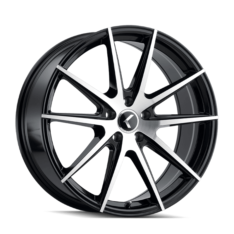 Kraze Wheels — Kraze KR193 Turismo 20x8.5 / 5x115 BP / 38mm Offset / 72.62mm Hub Gloss Black Machined Wheel
KRAZE KR193