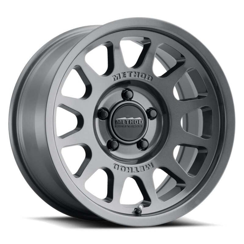 Method Wheels — Method MR703 17x9 / -12mm Offset / 130.81mm Bore / 8x6.5 BP / 4.8in BS - Gloss Titanium Wheel