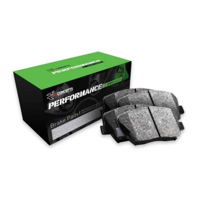 R1 Concepts — R1 09-25 Porsche Cayman Front Performance Sport Brake Pads and Hardware Kit