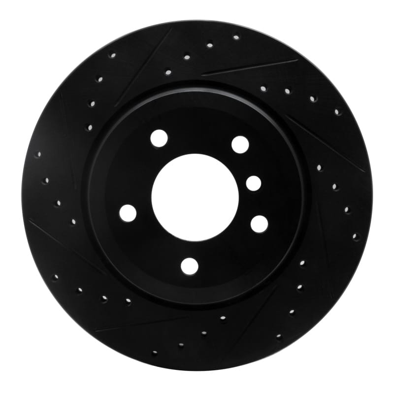 R1 Concepts — R1 08-13 BMW 135I Rear Left Drilled & Slotted Black Brake Rotor
R1 Brake Rotor Drill