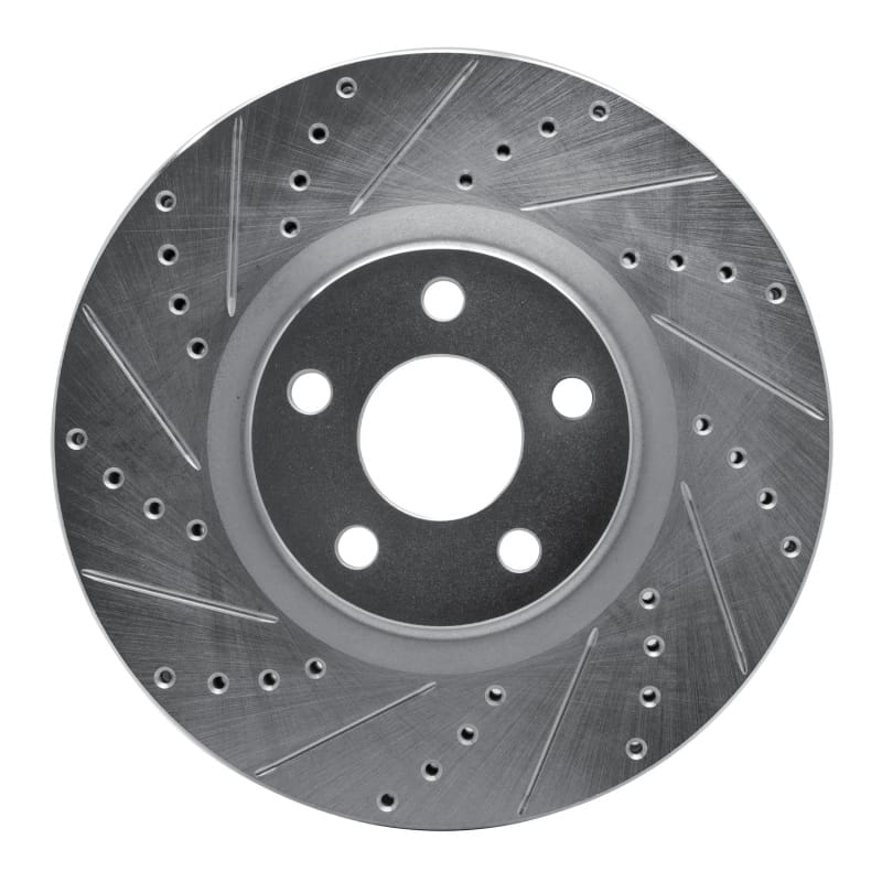 R1 Concepts — R1 17-20 Lincoln MKZ Front Left Drilled & Slotted Silver Brake Rotor
R1 Brake Rotor Drill
